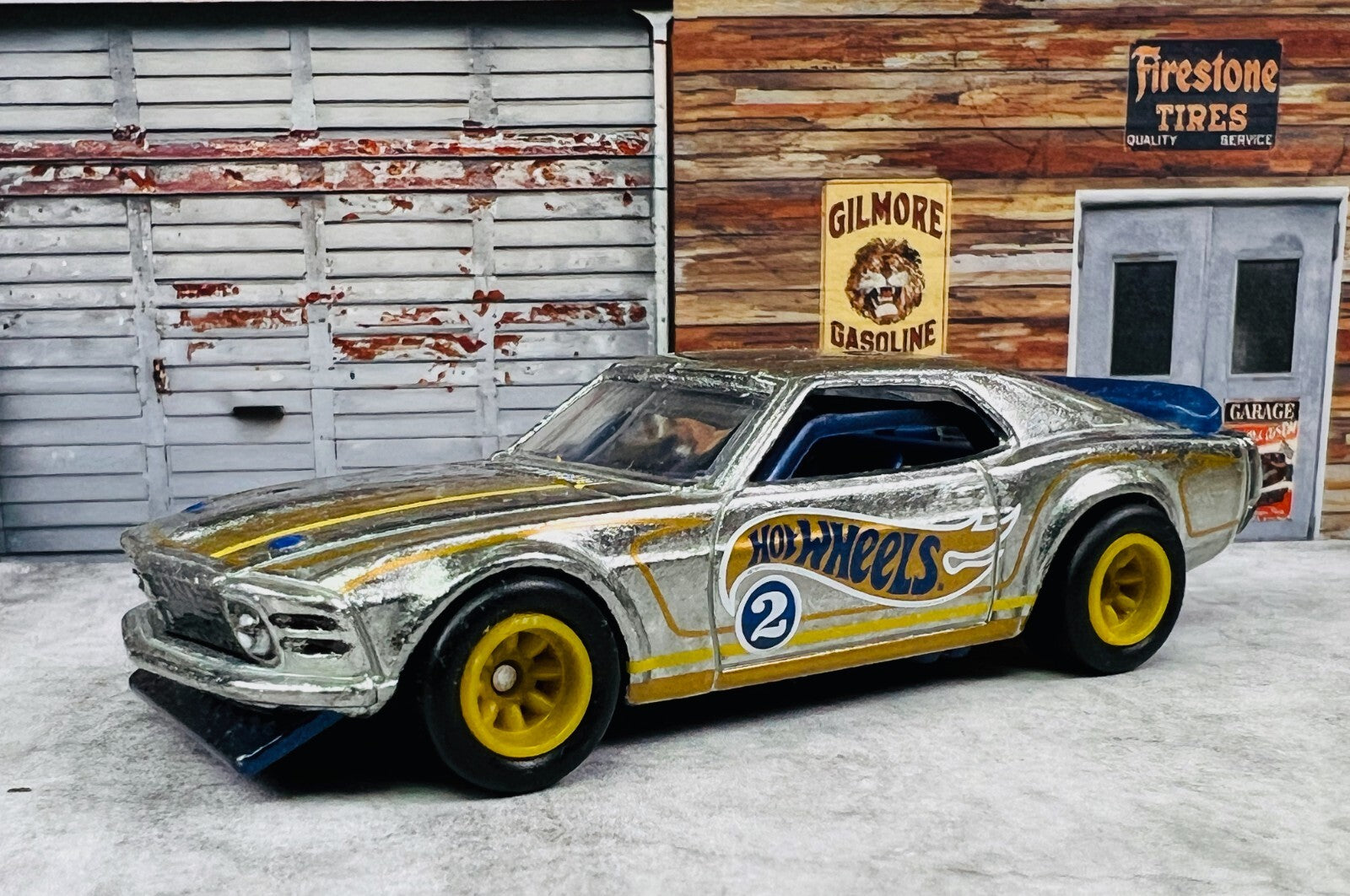 Hot Wheels 70 Mustang Boss 302 ZAMAC Collectors Edition Mail In LegendsTour C20