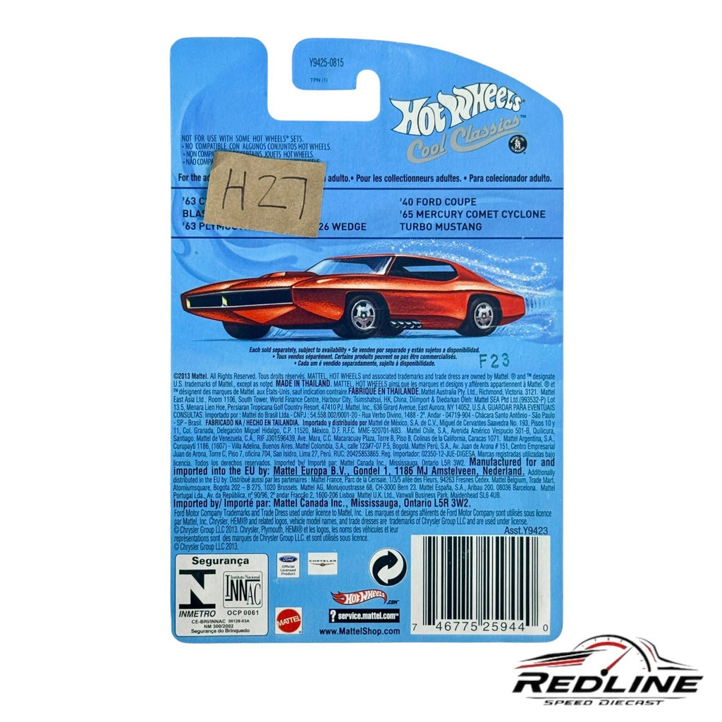 🇺🇸Hot Wheels 2013 Cool Classics #2 Blastous Moto Red H27🇺🇸