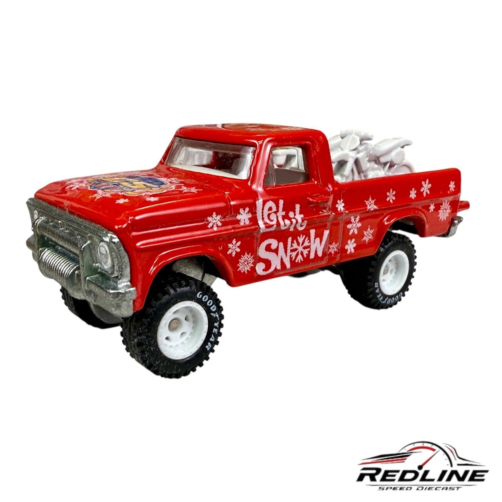 🇺🇸🇺🇸Hot Wheels Texas Drive 'em CUSTOM Let It Snow LOOSE 🇺🇸🇺🇸