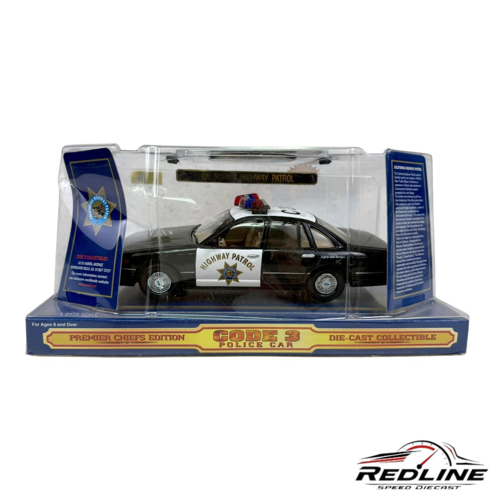 🦅CODE 3 California Highway Patrol CHP Ford Crown Victoria Police Car 1:24 HW🦅