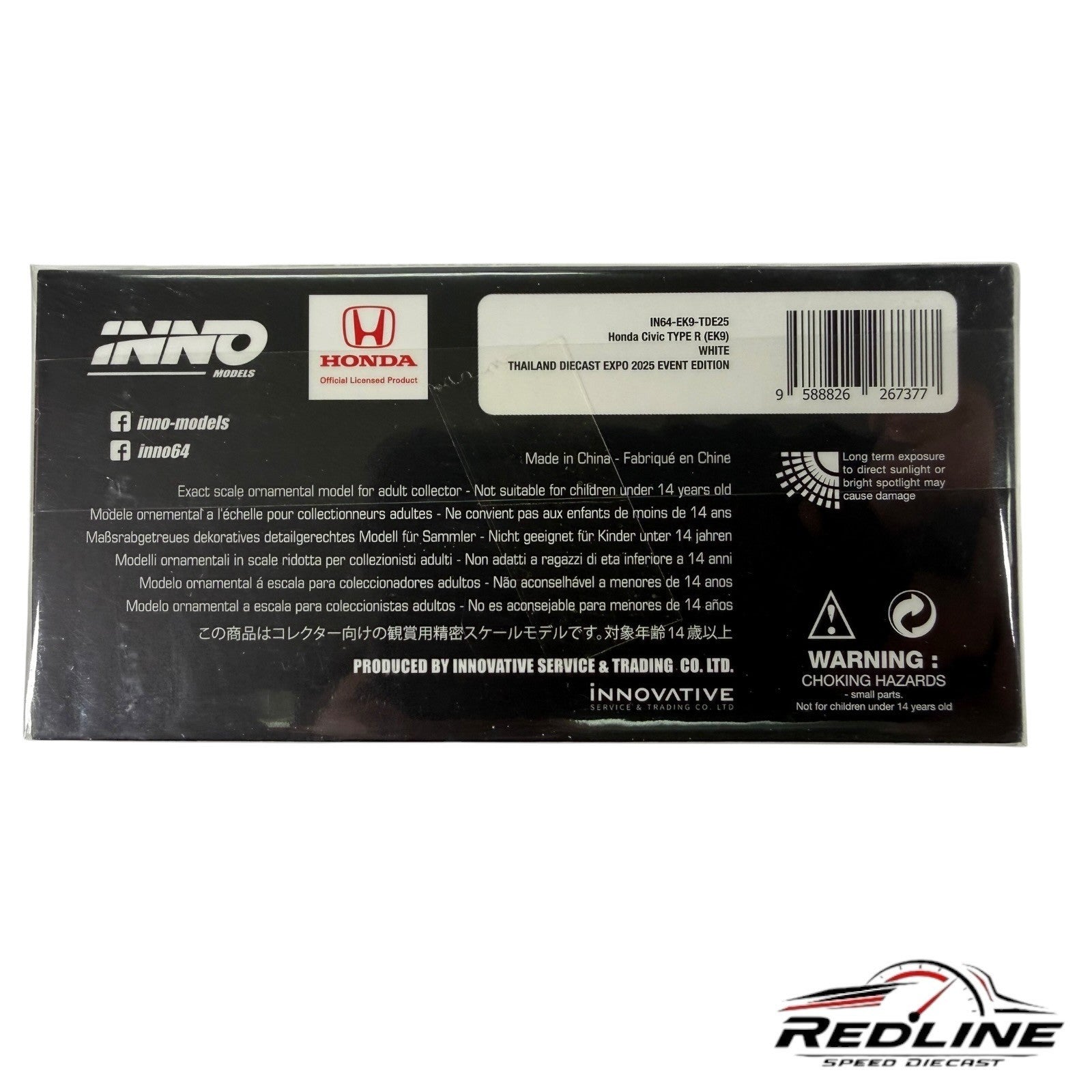 🎌Inno64 Honda Civic Type R EK9Thailand Diecast Expo IN64-EK9-TDE H1🎌
