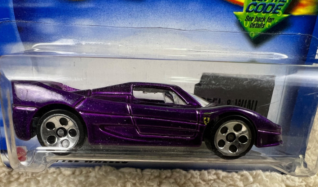 🇮🇹🇮🇹🇮🇹🇮🇹Hotwheels Ferrari F50 Purple #238 Diecast Car HW06🇮🇹🇮🇹🇮🇹