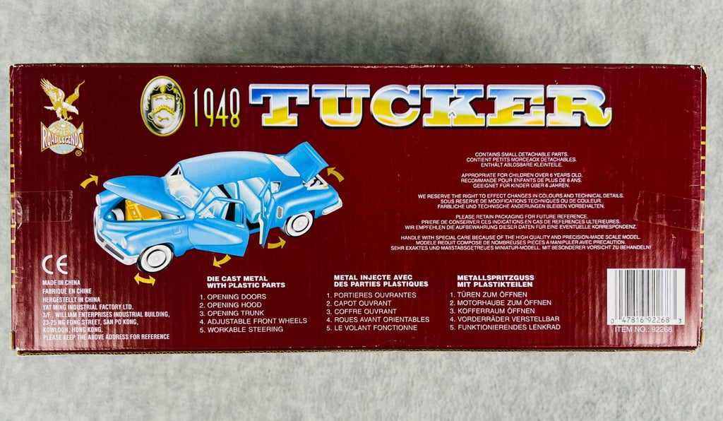 🇺🇸🇺🇸🇺🇸Road Legends 1948 Tucker Teal Blue 1:18 Scale🇺🇸🇺🇸🇺🇸