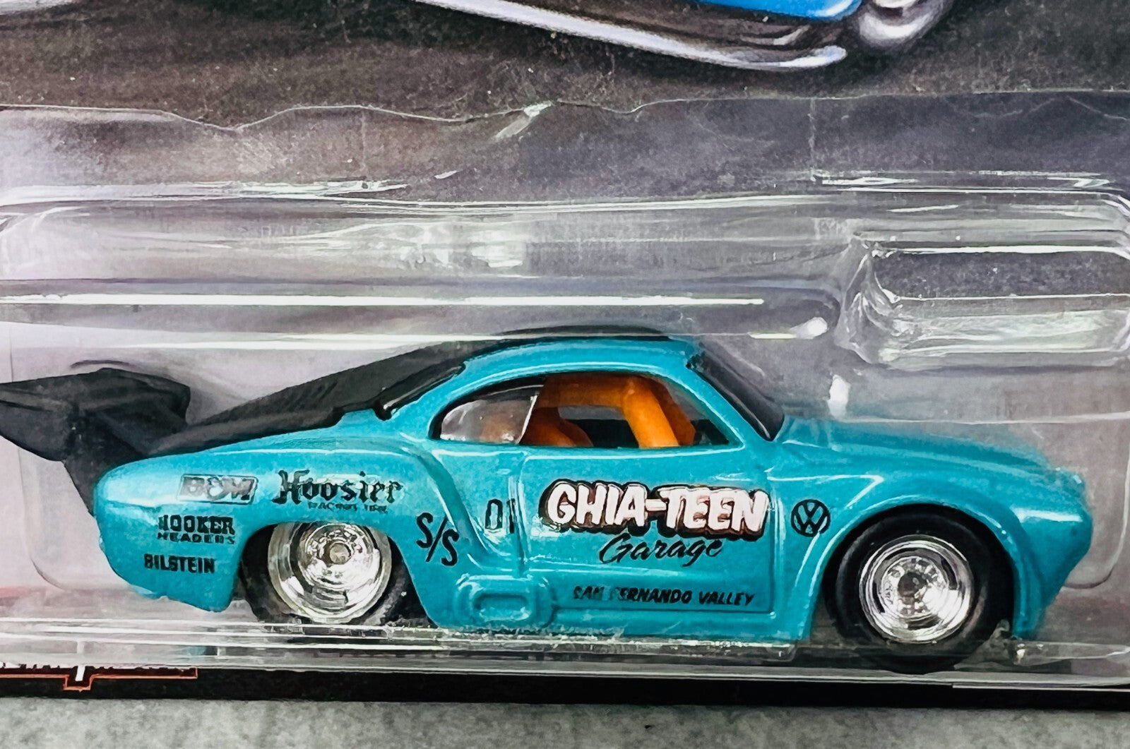 🇩🇪Hot Wheels Track Day VW Volkswagen Karmann Ghia with Real Riders H31🇩🇪