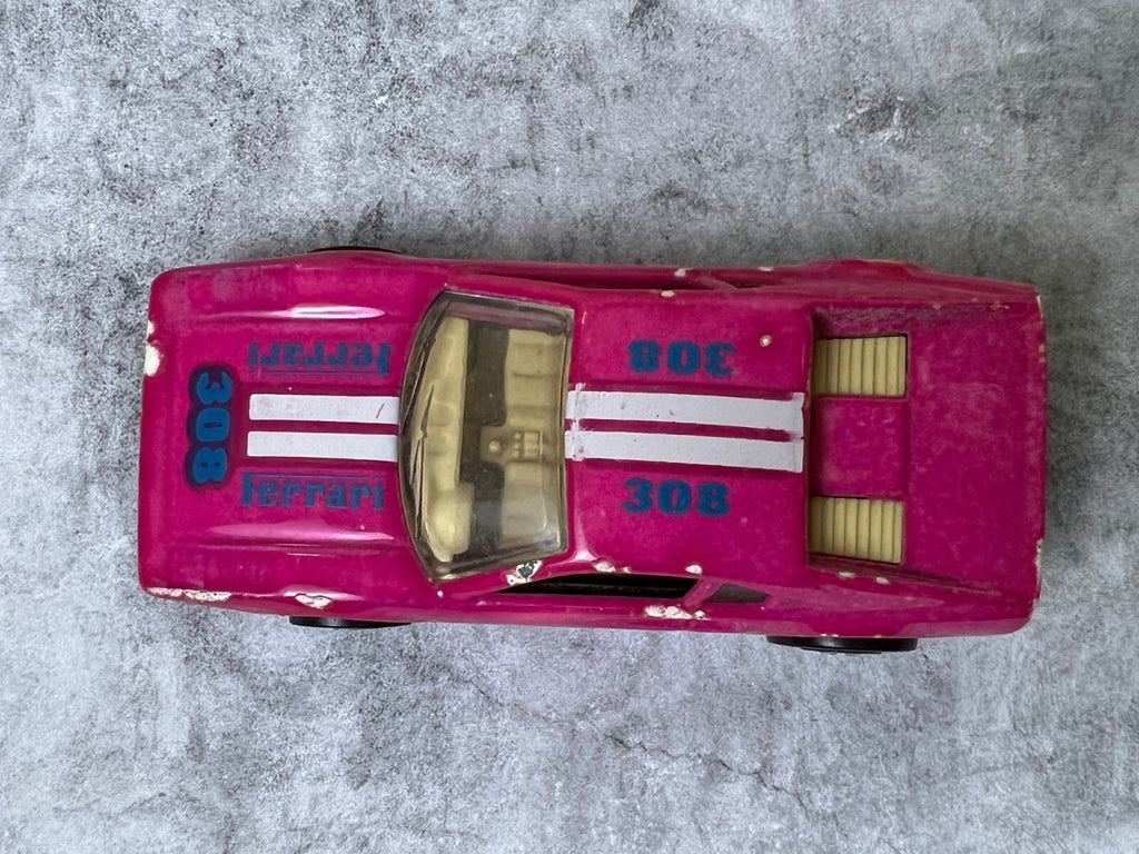 🇮🇹Hot Wheels Ferrari Blackwall Color Racers Racebait 308 Pink To White C1🇮🇹