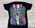 ☮️☮️Grateful Dead USA Skeloton MENS LARGE Classic Rock ☮️☮️