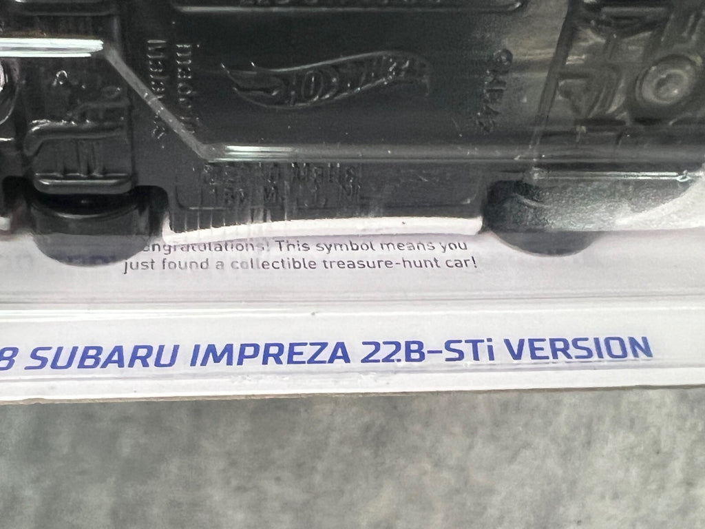 🏁Hot Wheels Treasure Hunt '98 Subaru Impreza 22B-STi Version Rally Champs H24🏁