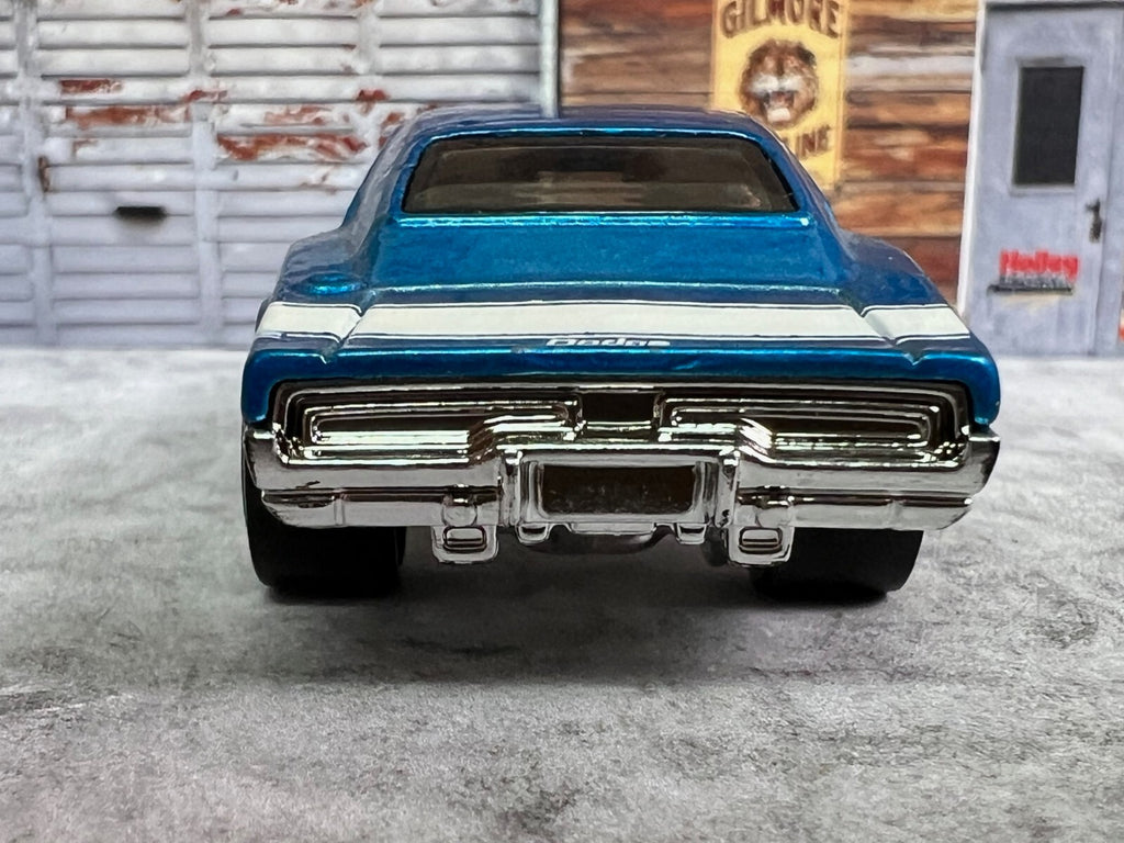 🇺🇸🇺🇸🇺🇸Hot Wheels ‘68 Dodge Charger 500 Purple Green Flames C15🇺🇸🇺🇸🇺🇸