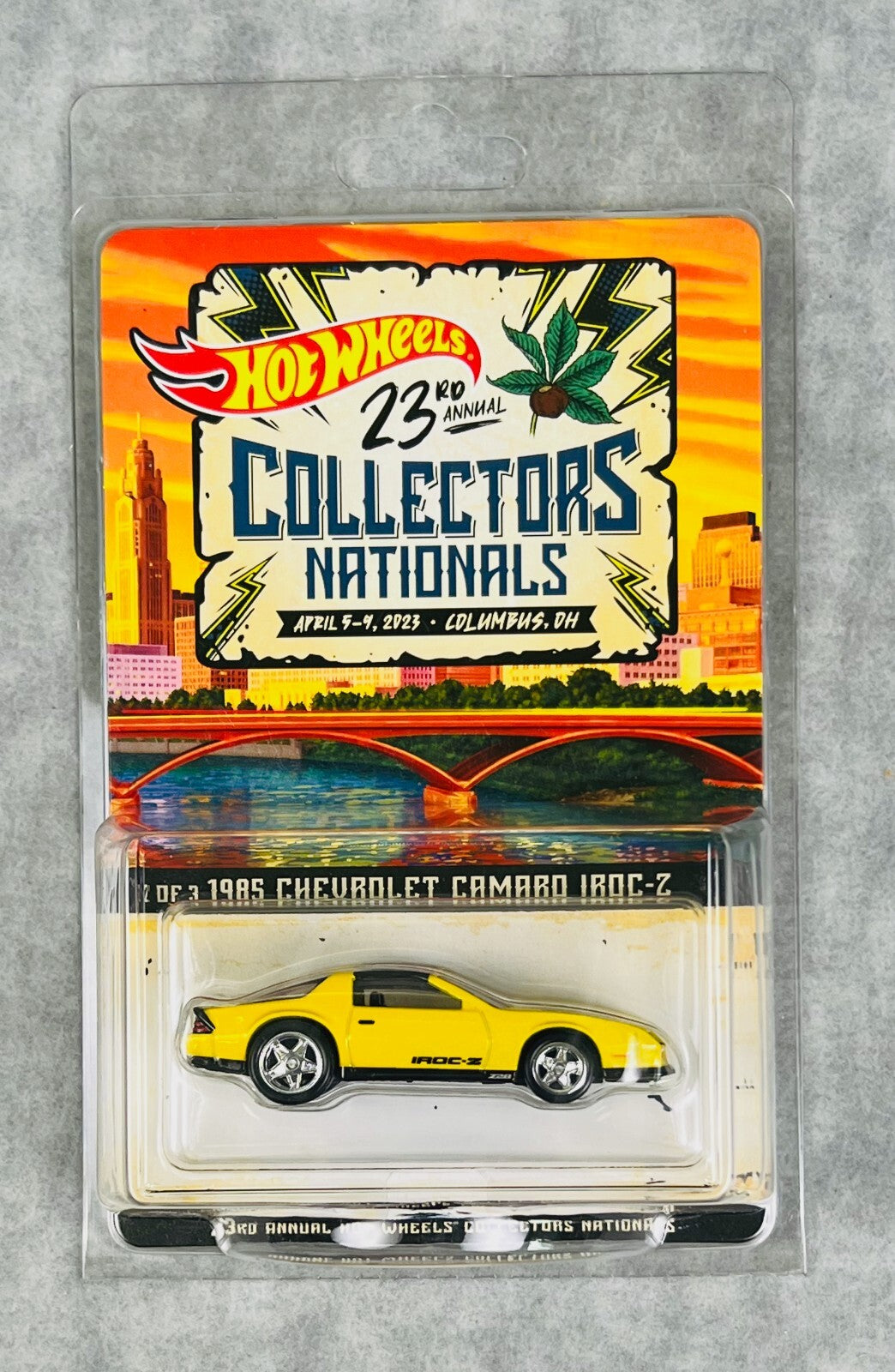 🇺🇸Hot Wheels 23rd Annual Collectors Nationals 1985 Chevrolet Camaro Iroc-Z H28