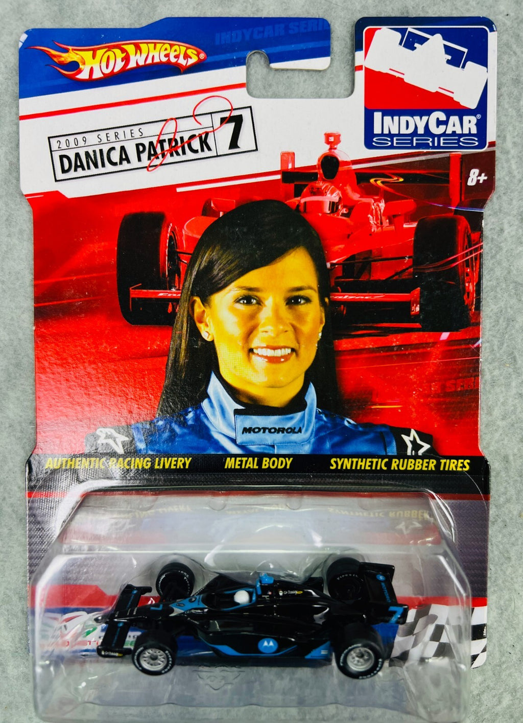 🏁🏁Hot Wheels IndyCar DANICA PATRICK #7 Motorola Indy Car 2009🏁🏁