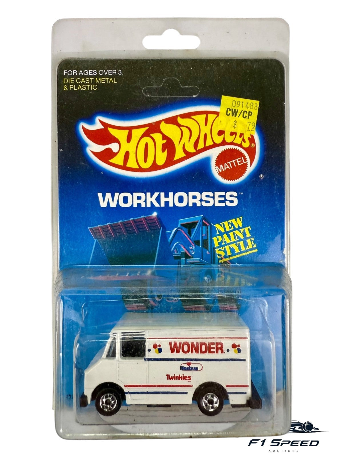 🔥🔥🔥Hot Wheels Workhorses #2808 Wonder Bread Delivery Truck H35🔥🔥🔥