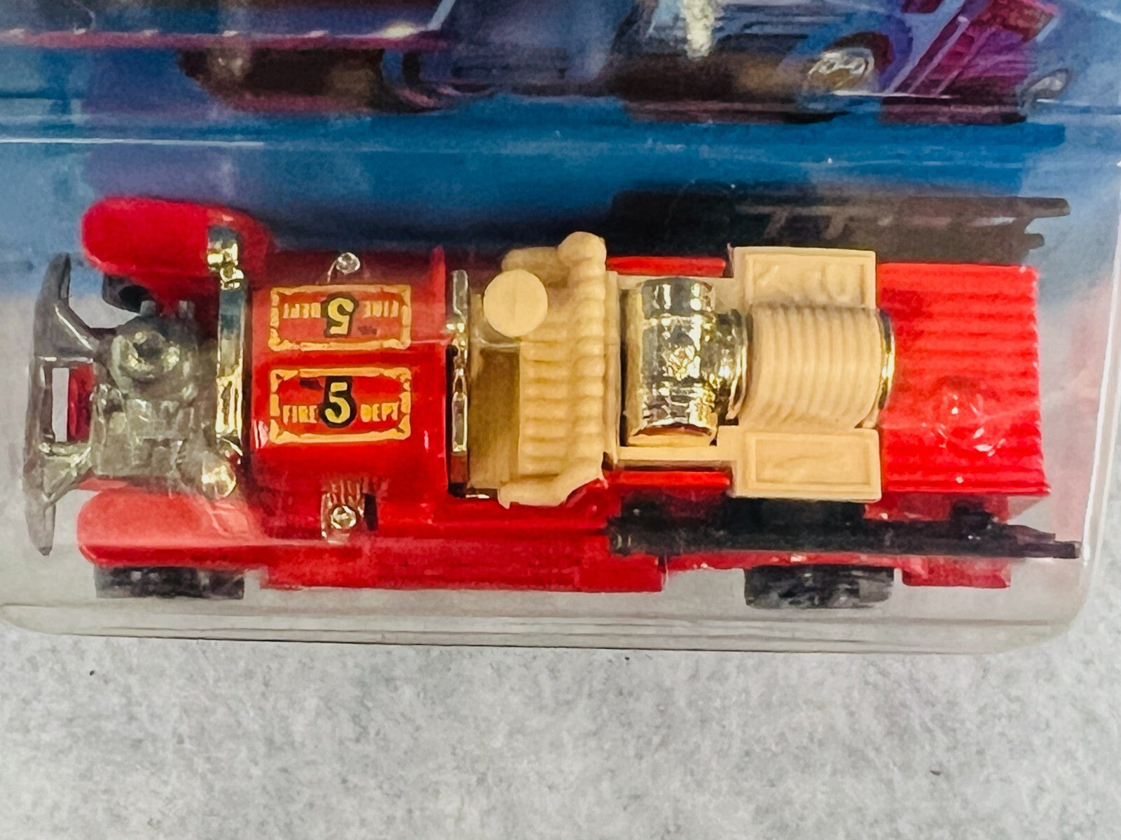 🔥🔥🔥 Hot Wheels Workhorses #1695 OLD NUMBER 5 Fire Engine Truck H11🔥🔥🔥