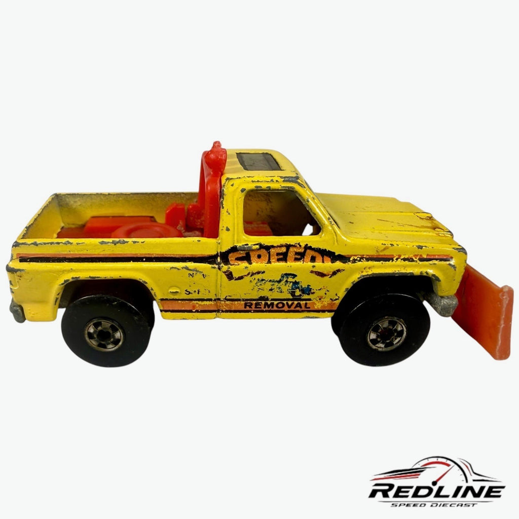 🇺🇸Hot Wheels Blackwall Speedy Removal Snow Plow Truck Vintage C5🇺🇸