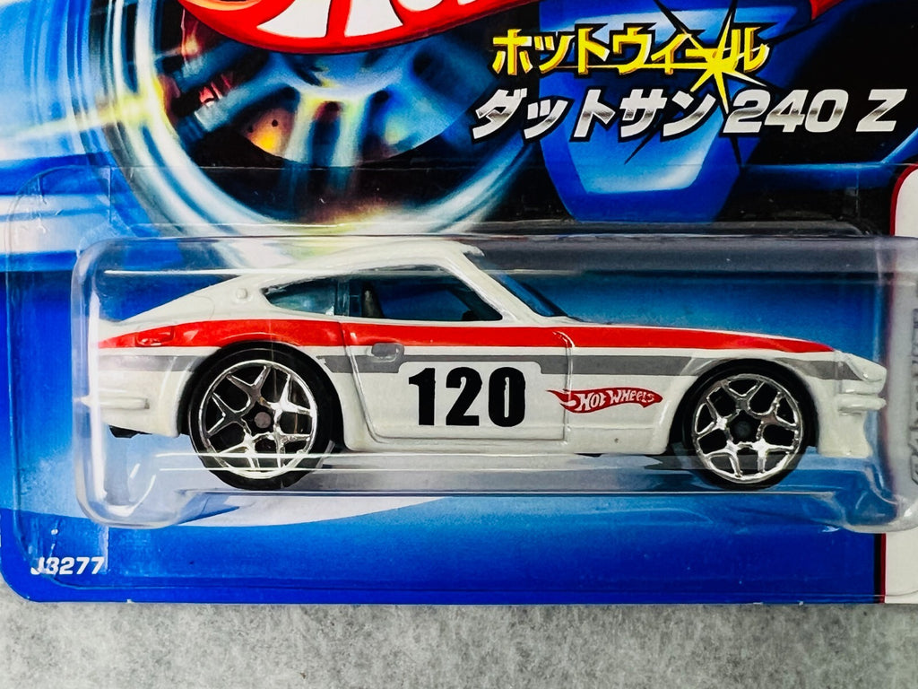🎌🎌Hot Wheels 2007 Japanese Variant Short Card Datsun 240z Rare Blue H31🎌🎌🎌