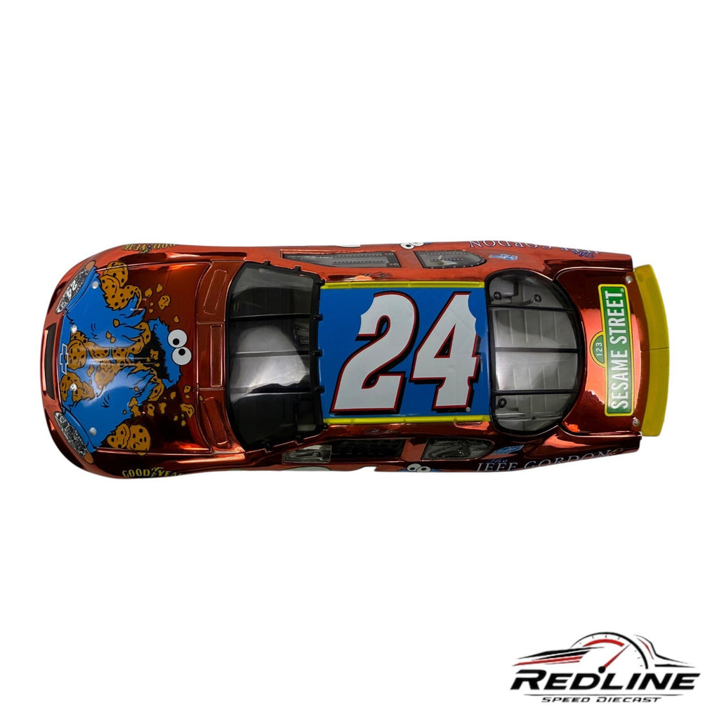 Action JEFF GORDON Foundation Sesame Street 2003 Monte Carlo CHROME 1:24 B1