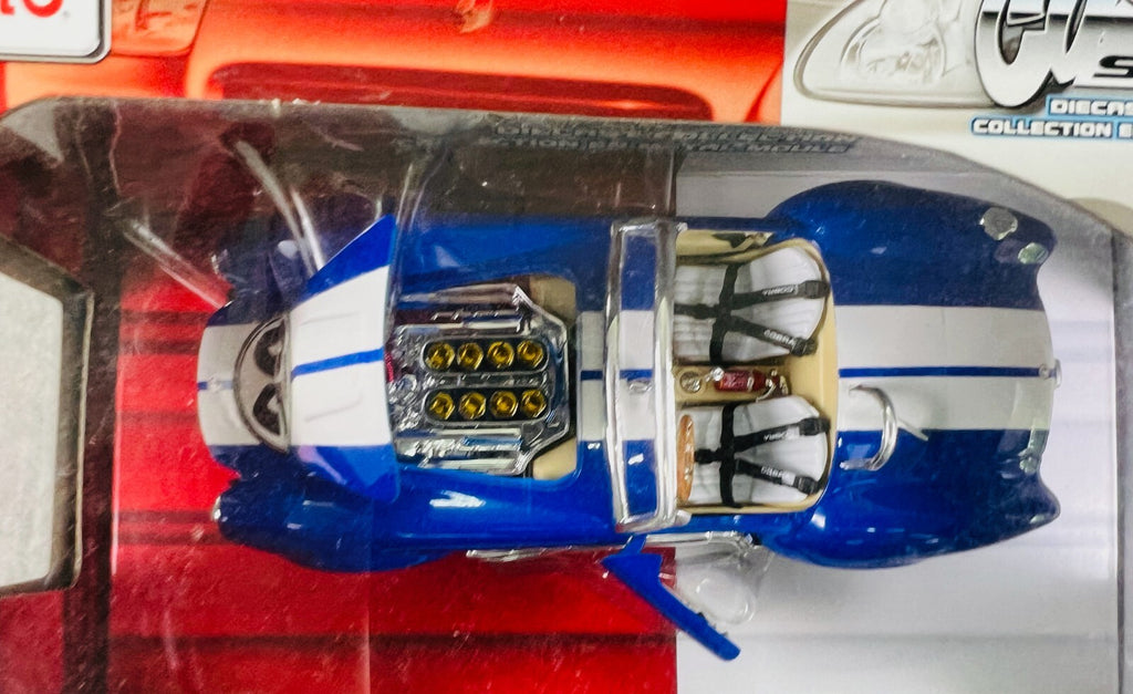 🏁🏁Maisto 1965 Shelby Cobra 427 Blue 1/24 Scale Custom Shop🏁🏁