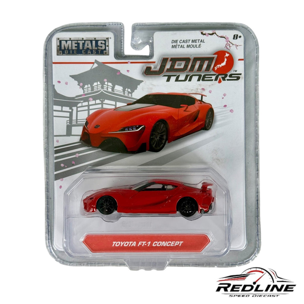 🎌Jada JDM Tuners- Toyota FT-1 Concept  Red Blister 1:64 H9🎌