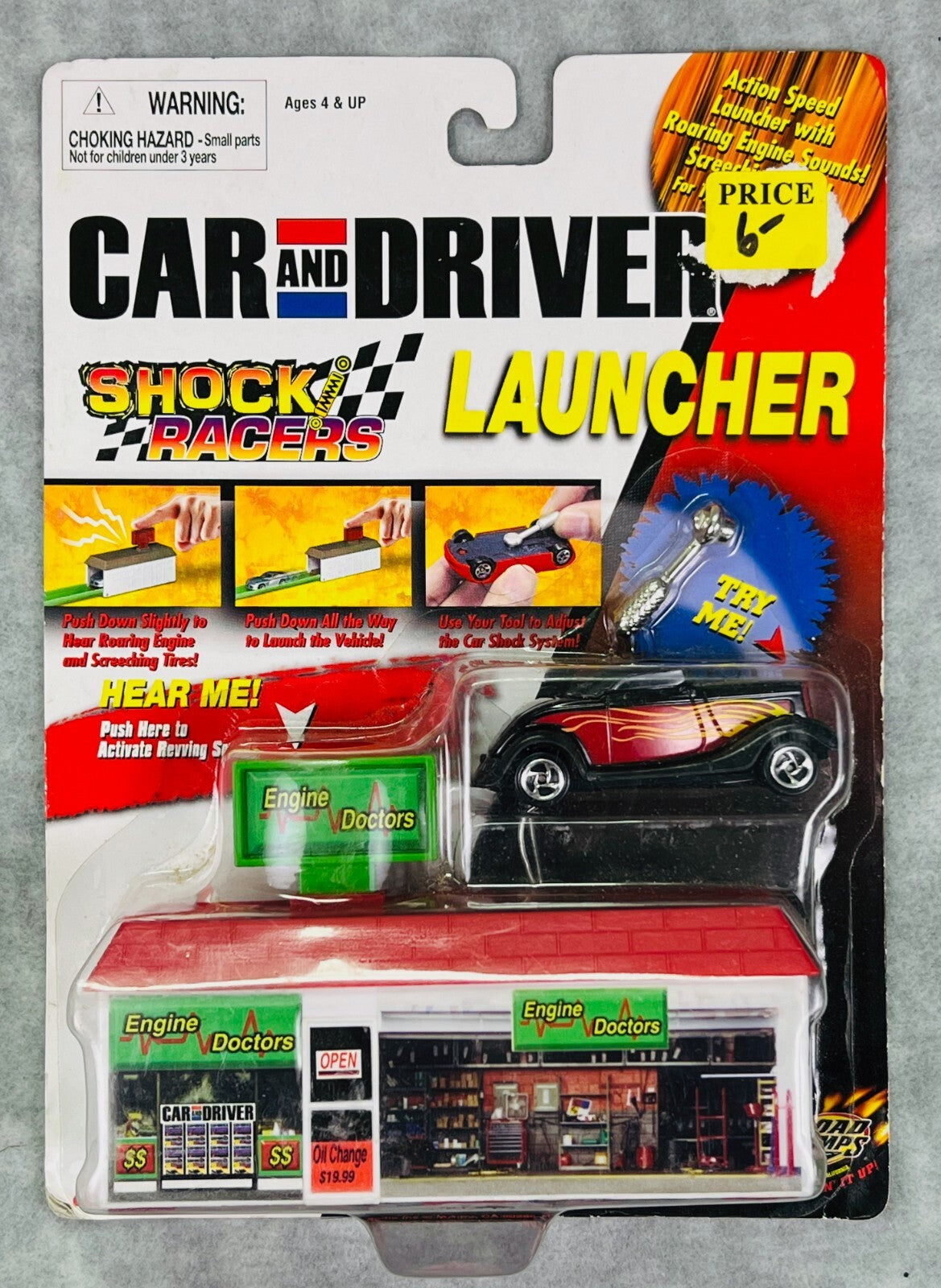 🇺🇸🇺🇸🇺🇸Road Camps Car and Driver Shock Racers Launcher H28🇺🇸🇺🇸🇺🇸