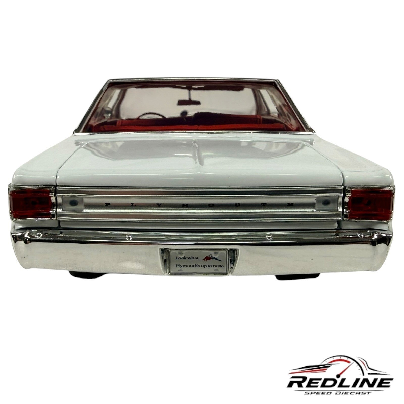 🦅🦅ACME 1967 Plymouth Belvedere II Super Stock WHITE  1:18 C1🦅🦅