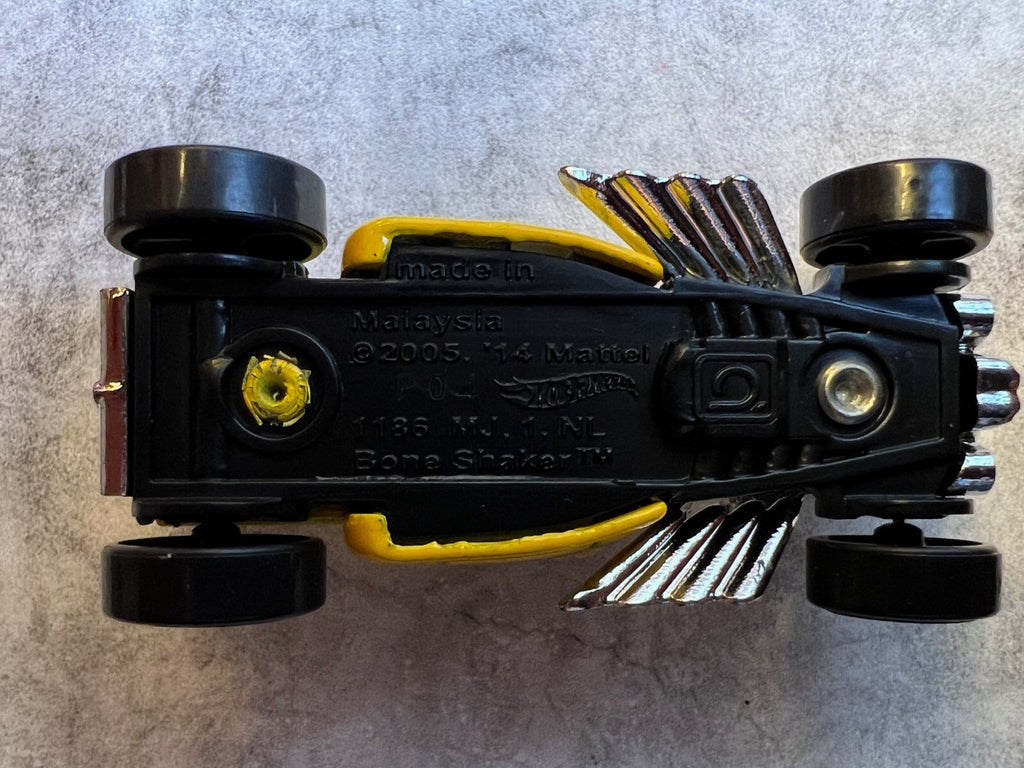 🔥🔥🔥Bone Shaker Mooneyes Hot Wheels Rod Squad Yellow C6🔥🔥🔥
