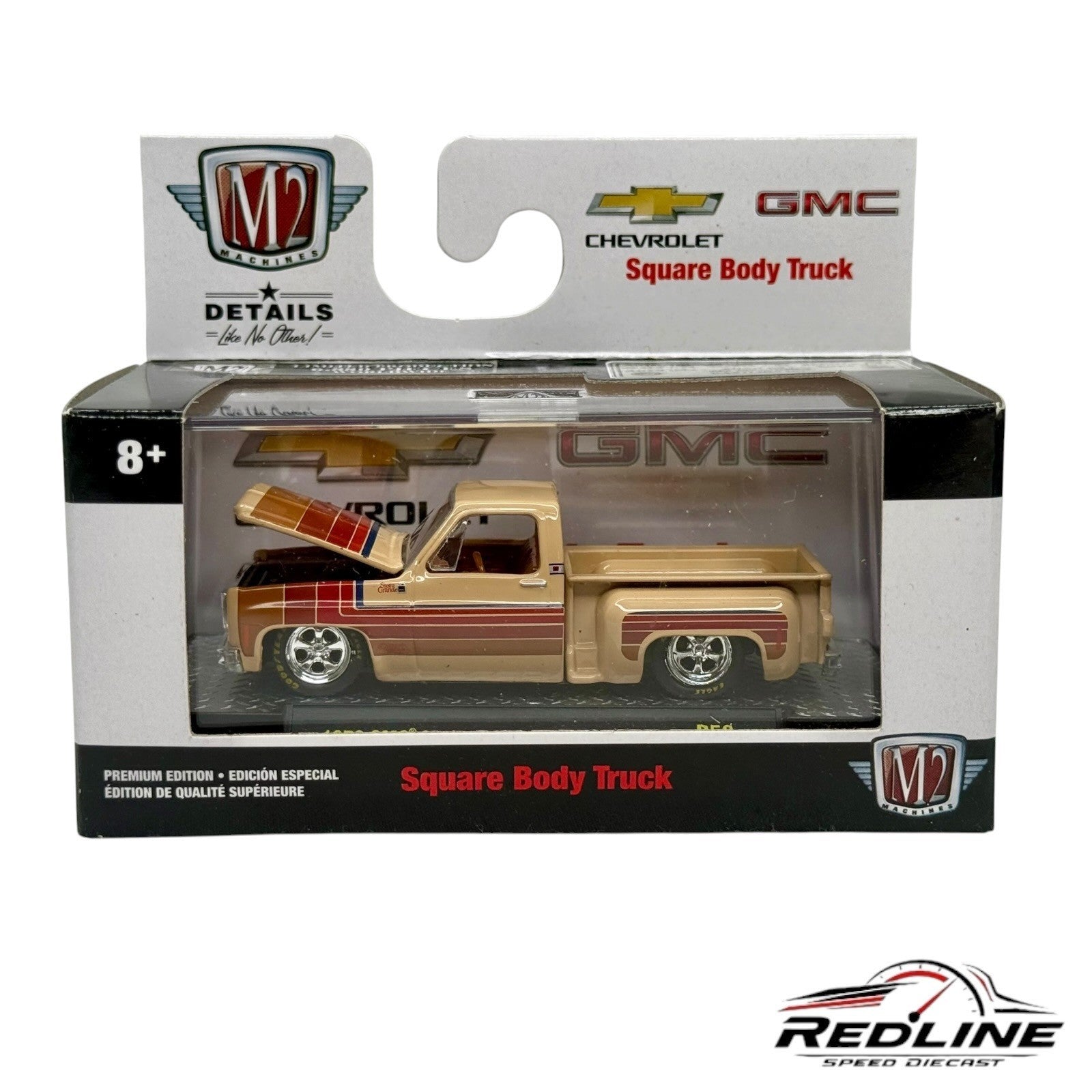 M2 Machines1976 GMC Sierra Grande 15 Desert Fox Square Body Truck R58 20-07 H31