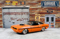 🇺🇸Hot Wheels Garage MOPAR ORANGE 70 DODGE HEMI CHALLENGER REAL RIDERS C21🇺🇸