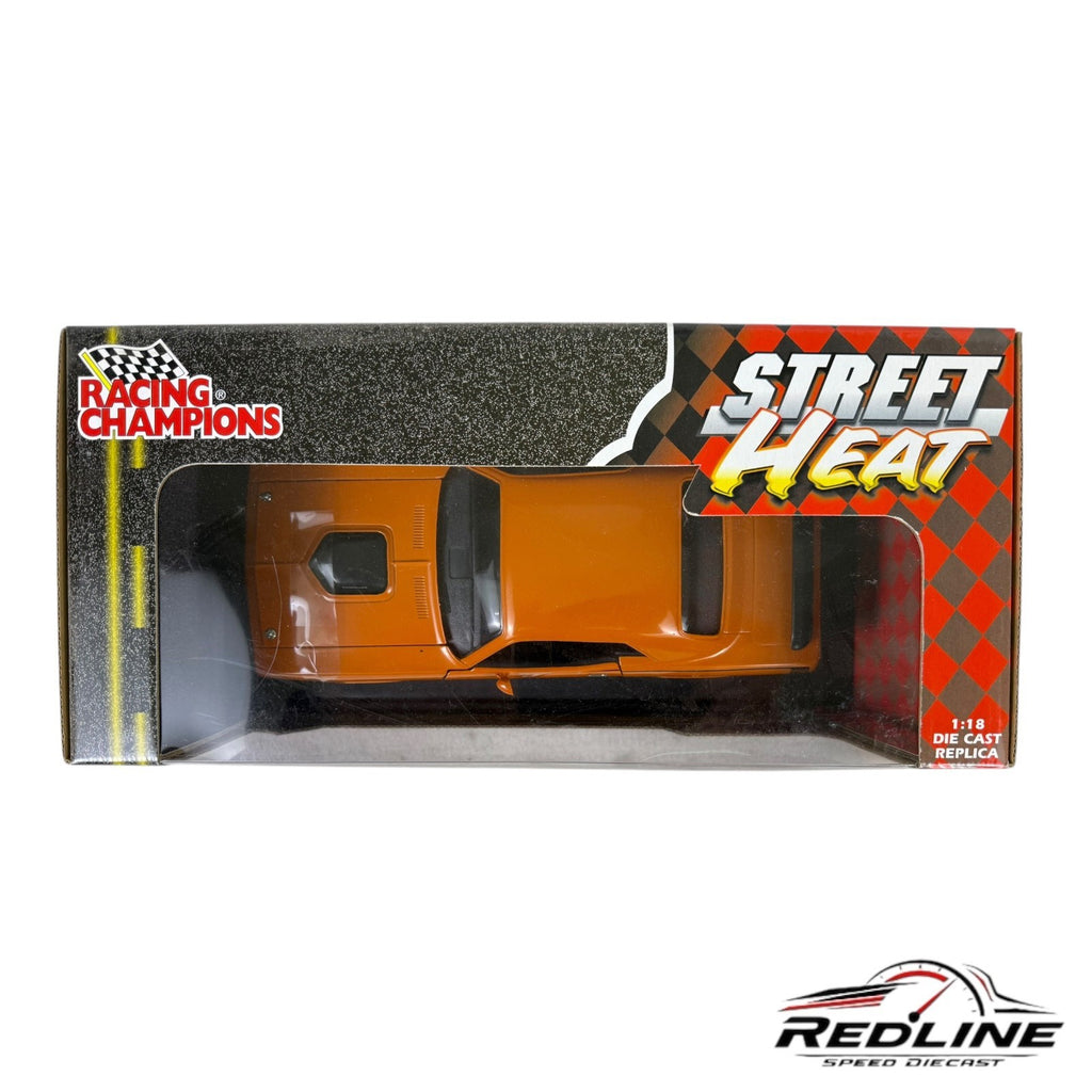 🇺🇸🇺🇸Racing Champions 1970 Hemi Cuda Orange Street Heat 1:18 B2🇺🇸🇺🇸