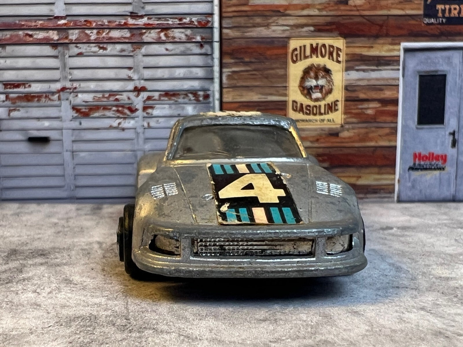 🇩🇪🇩🇪Vintage 1980s Zylmex Zee Toys D55 Porsche 935 Turbo Silver C7🇩🇪🇩🇪