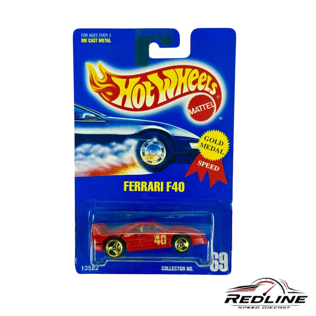🇮🇹🇮🇹Hot Wheels Ferrari F40 Collector No. 69 H27🇮🇹🇮🇹