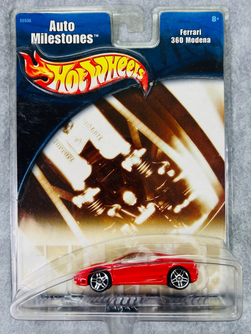 🇮🇹🇮🇹🇮🇹Hot Wheels Auto Milestones Ferrari 360 Modena RED H23🇮🇹🇮🇹🇮🇹