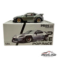 🎌🎌Pop Race Toyota Pandem GR 86 Silver 1:64 Scale Diecast Car H1🎌🎌
