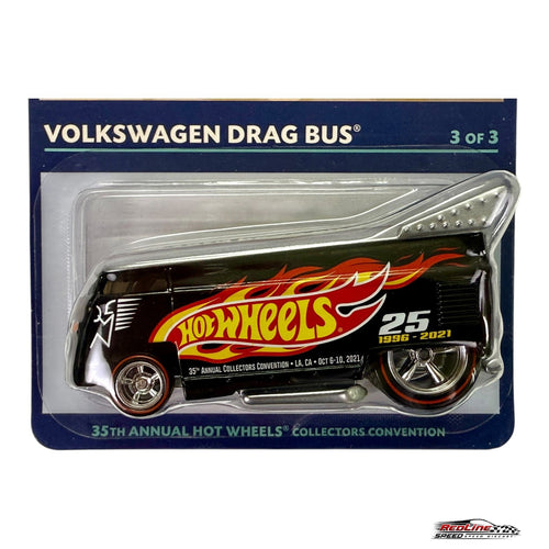 🔥Hot Wheels 35th Collectors Convention Volkswagen Drag Bus Finale 2404/4500 H31