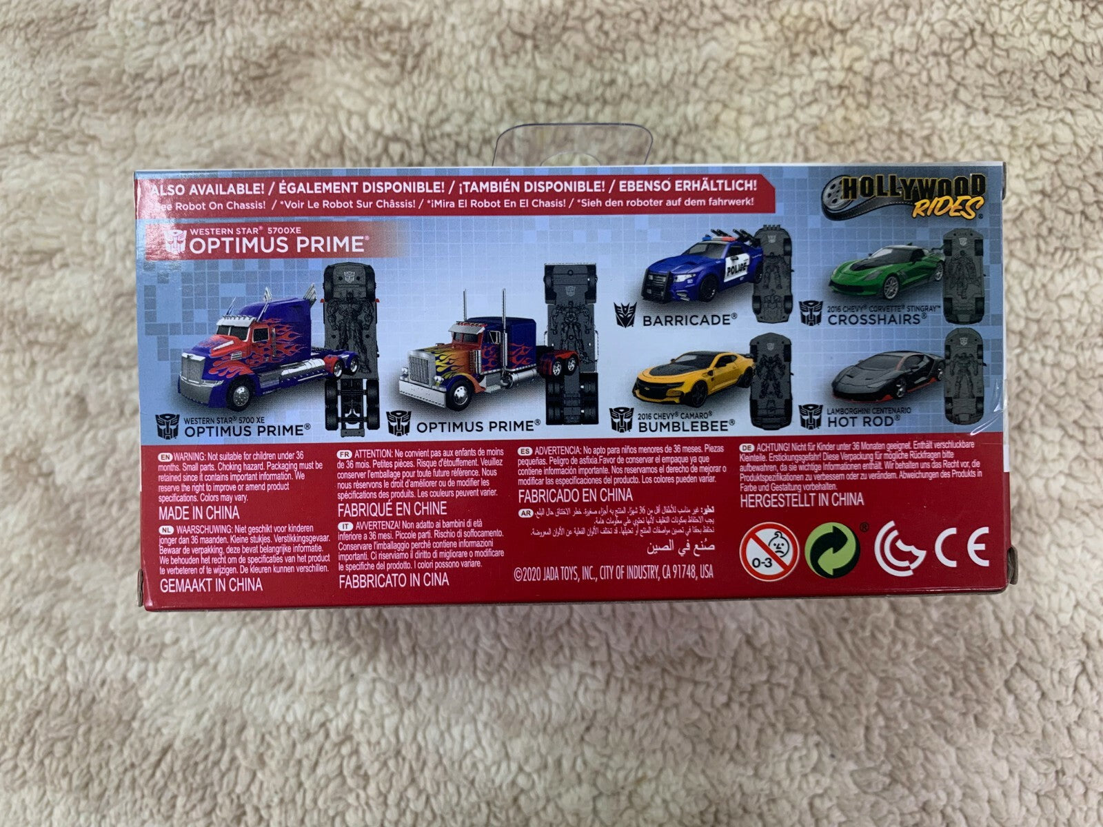 OPTIMUS PRIME TRUCK WESTERN STAR 5700XE JADA TOYS DIECAST NEW 1:32 TRANSFORMERS