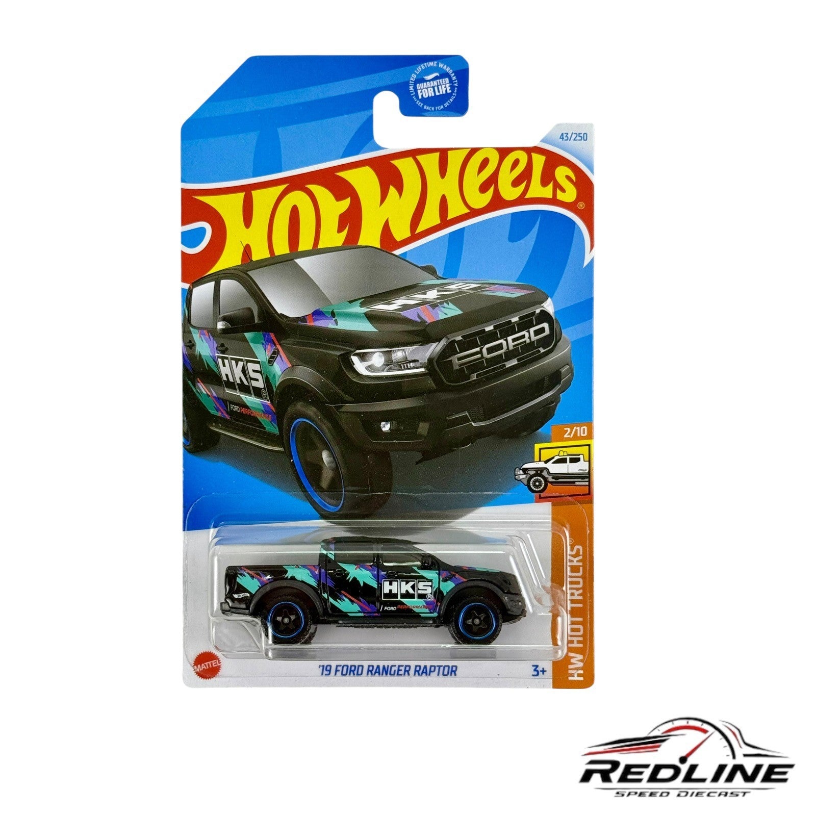🇺🇸Hot Wheels 2'19 Ford Ranger Raptor HKS Black   #43/250 H25🇺🇸