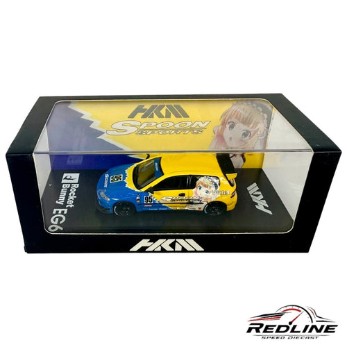 🎌HKM Honda Civic EG6 Rocket Bunny Honda Civic EG SPOON SPORTS 1:64 H36🎌