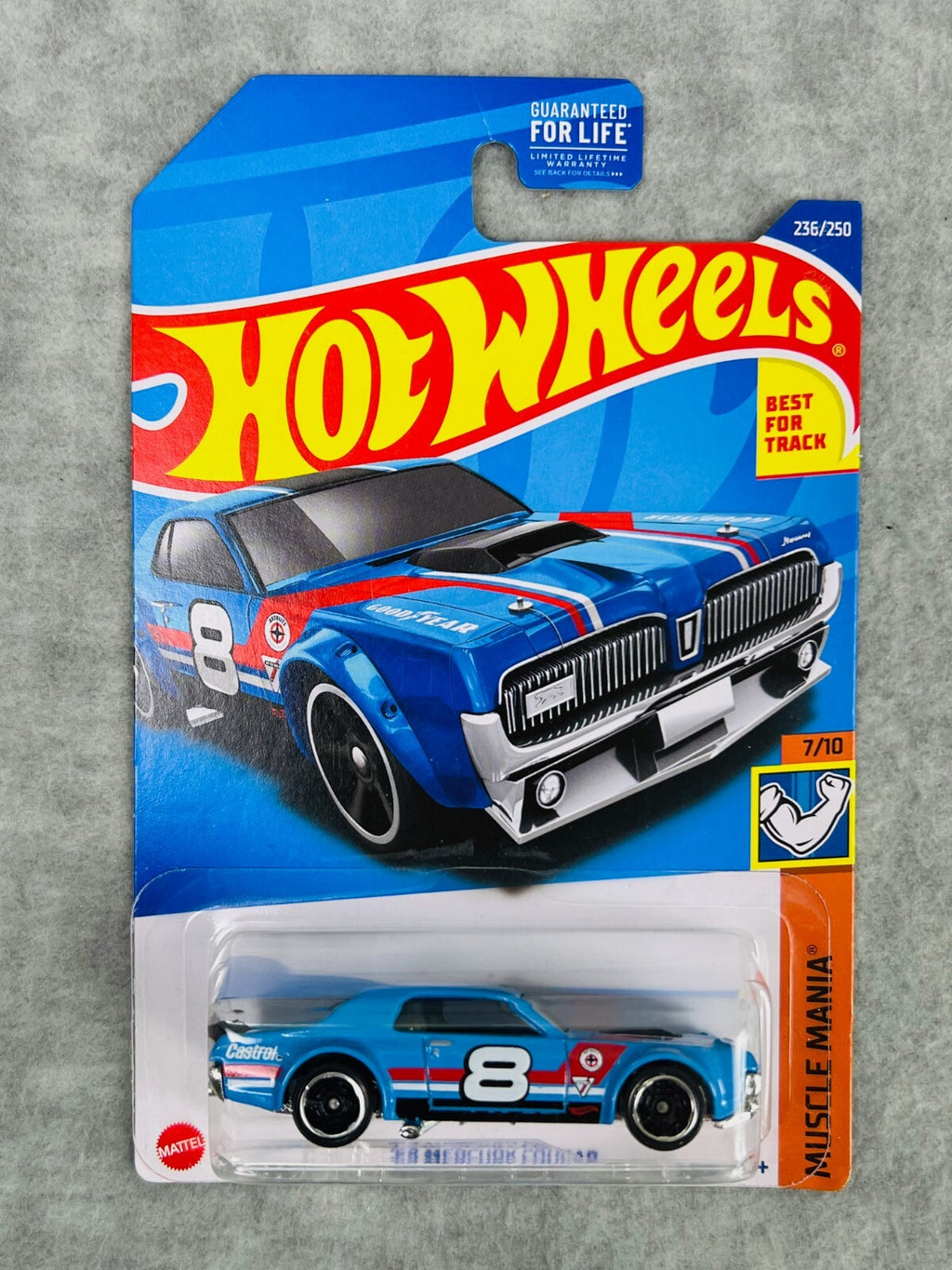 🇺🇸🇺🇸🇺🇸Hot Wheels '68 Mercury Cougar Muscle Mania Series H24🇺🇸🇺🇸🇺🇸