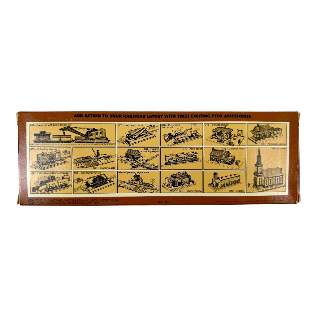 🚂🚂Tyco HO #4365 The Southern Railway Flat Car Bulkhead w/Pulpwood Load Car🚂🚂