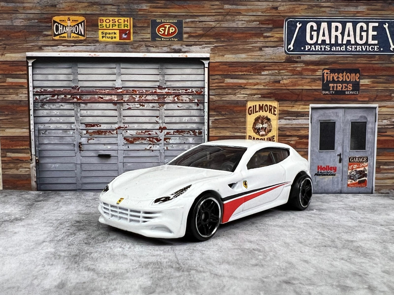 🇮🇹🇮🇹🇮🇹Hot Wheels Fleet White Ferrari FF Loose C1 1🇮🇹🇮🇹🇮🇹