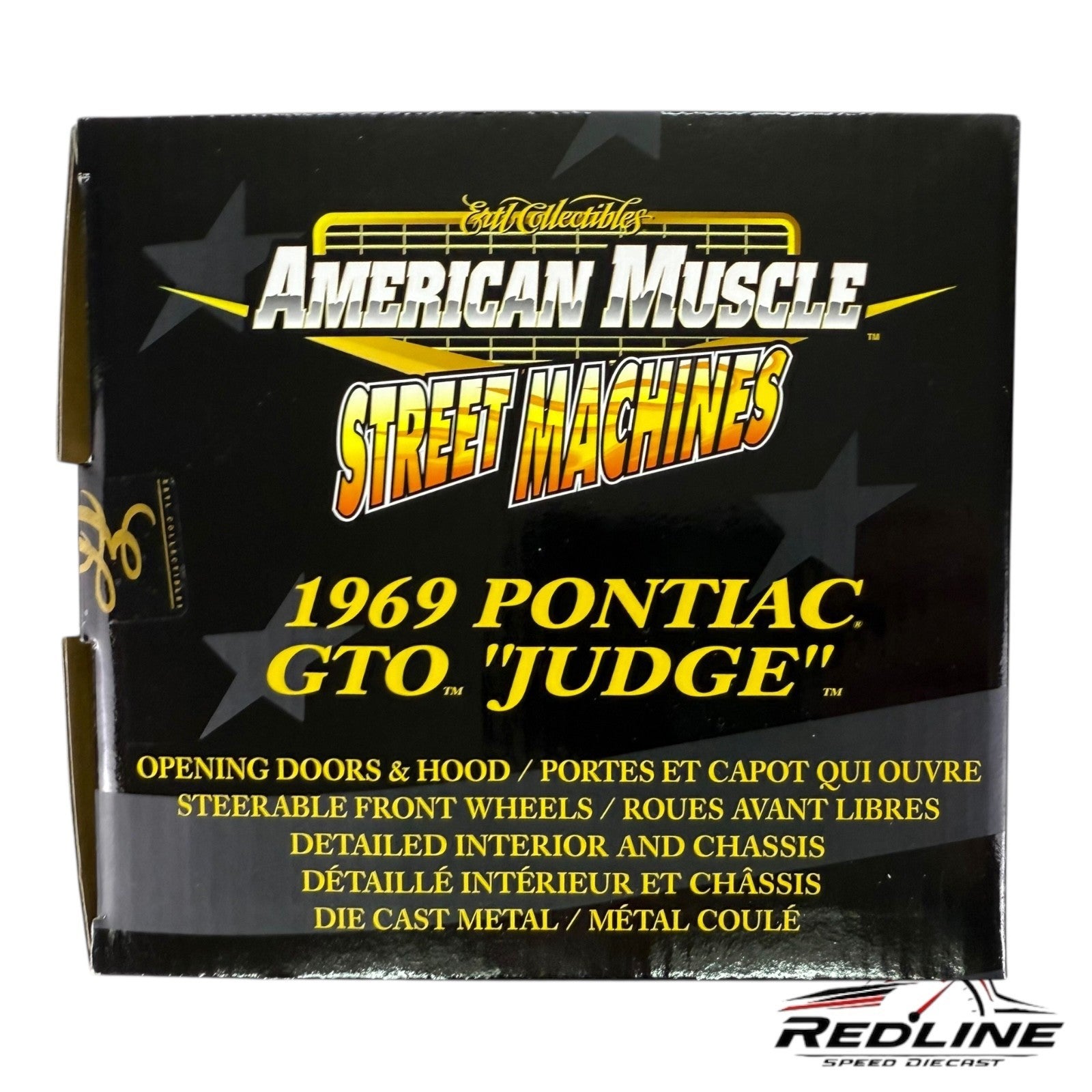 🇺🇸Ertl American Muscle Street Machines 1969 Pontiac GTO Judge Silver 1:18 LN