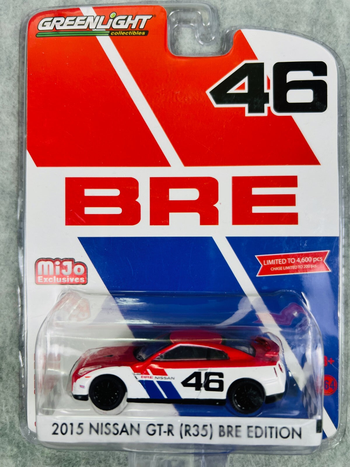 🎌🎌🎌Greenlight MiJo Exclusive~2015 Nissan GTR R35 BRE Edition H31🎌🎌🎌