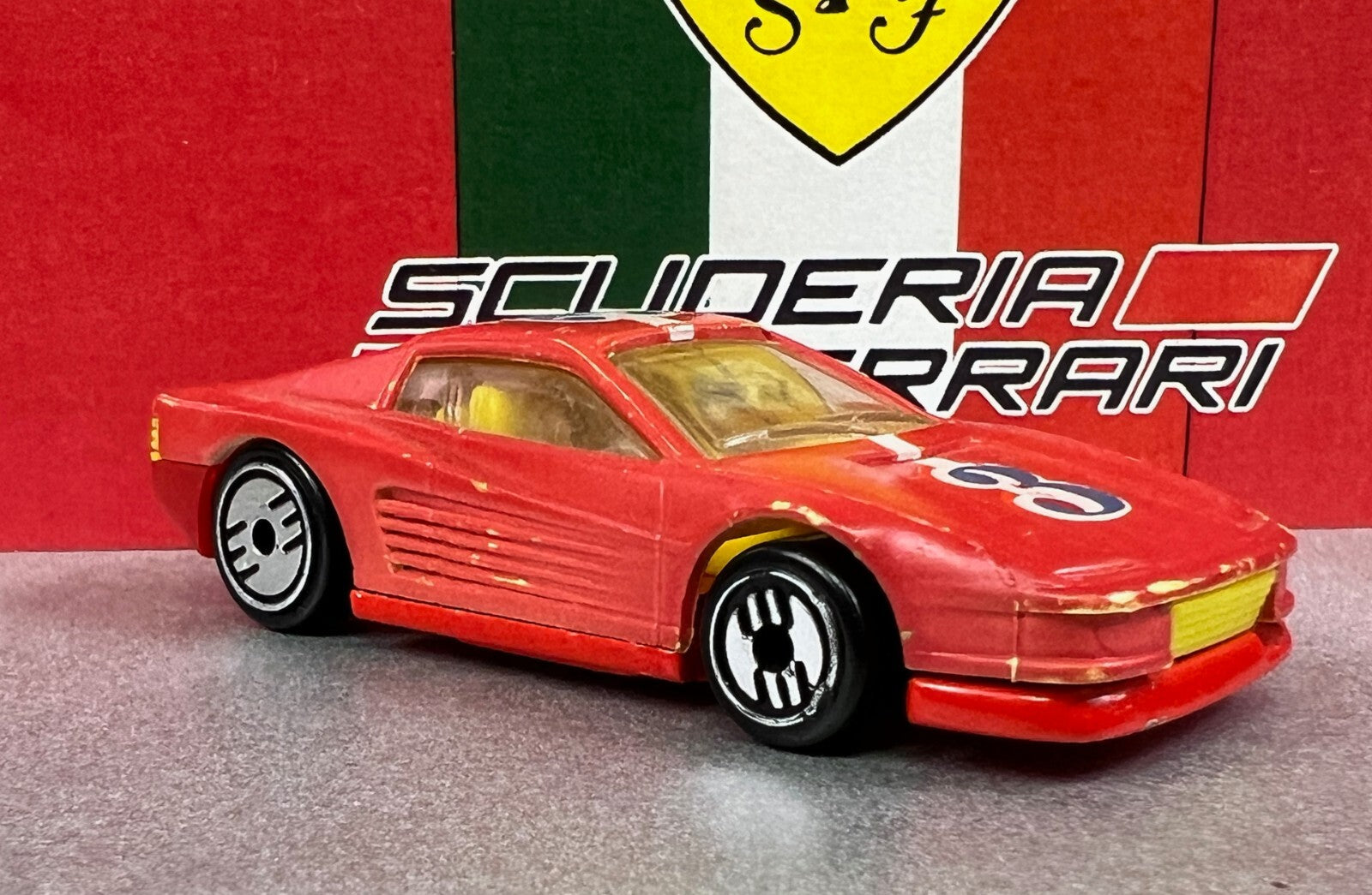 🇮🇹🇮🇹Hot Wheels Ferrari Testarossa Color FX Changer UHs LOOSE C22🇮🇹🇮🇹