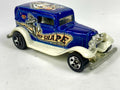 🔥🔥RARE 1934 FORD SHIP SHAPE TAT RODS aka SAILOR JOE BLUE HOT WHEELS  LOOSE🔥🔥