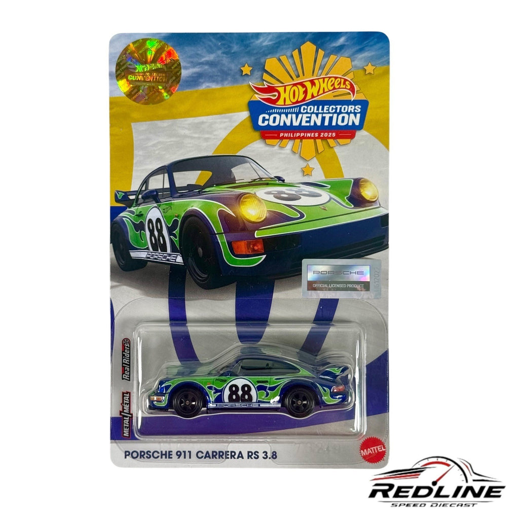 🏁Hot Wheels Philippines Convention Porsche 911 Carrera RS 3.8 53/1100 H28🏁