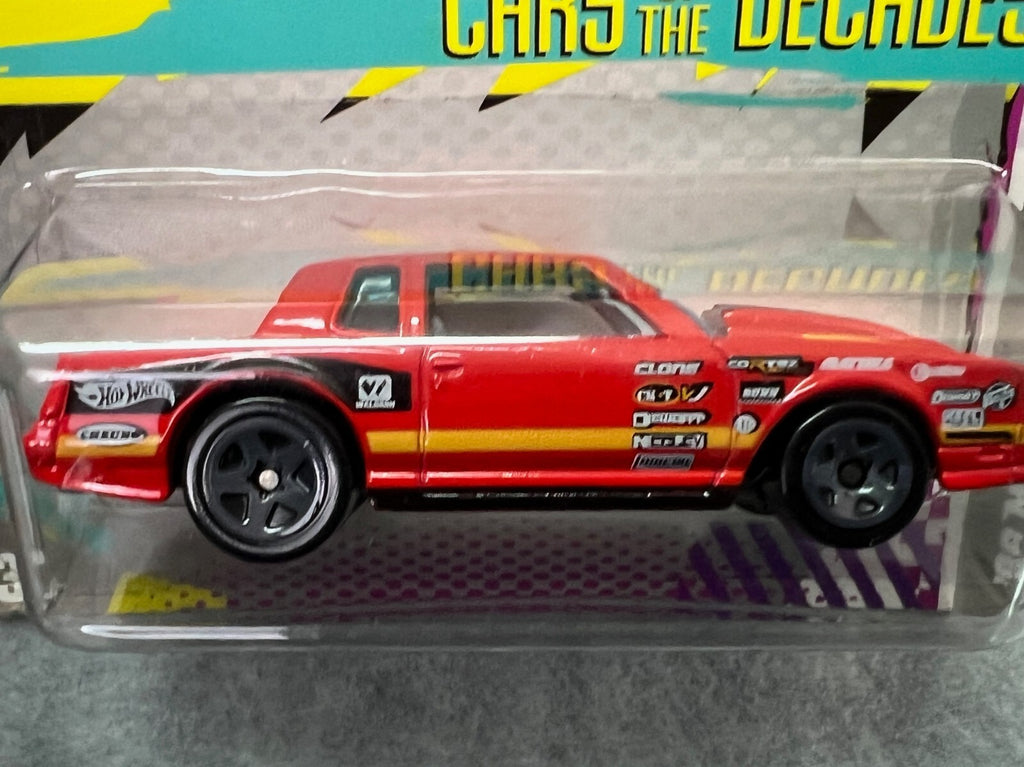 🇺🇸🇺🇸Hot Wheels Cars of the Decades '86 MONTE CARLO SS Red H23🇺🇸🇺🇸