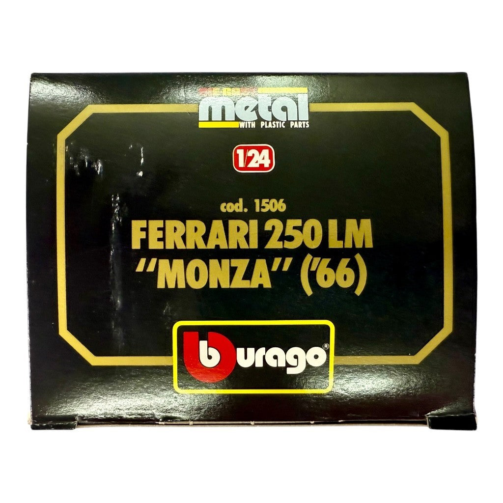 🇮🇹🇮🇹🇮🇹Bburago Ferrari 250 LM Monza YELLOW 1966 1:24th Scale🇮🇹🇮🇹🇮🇹