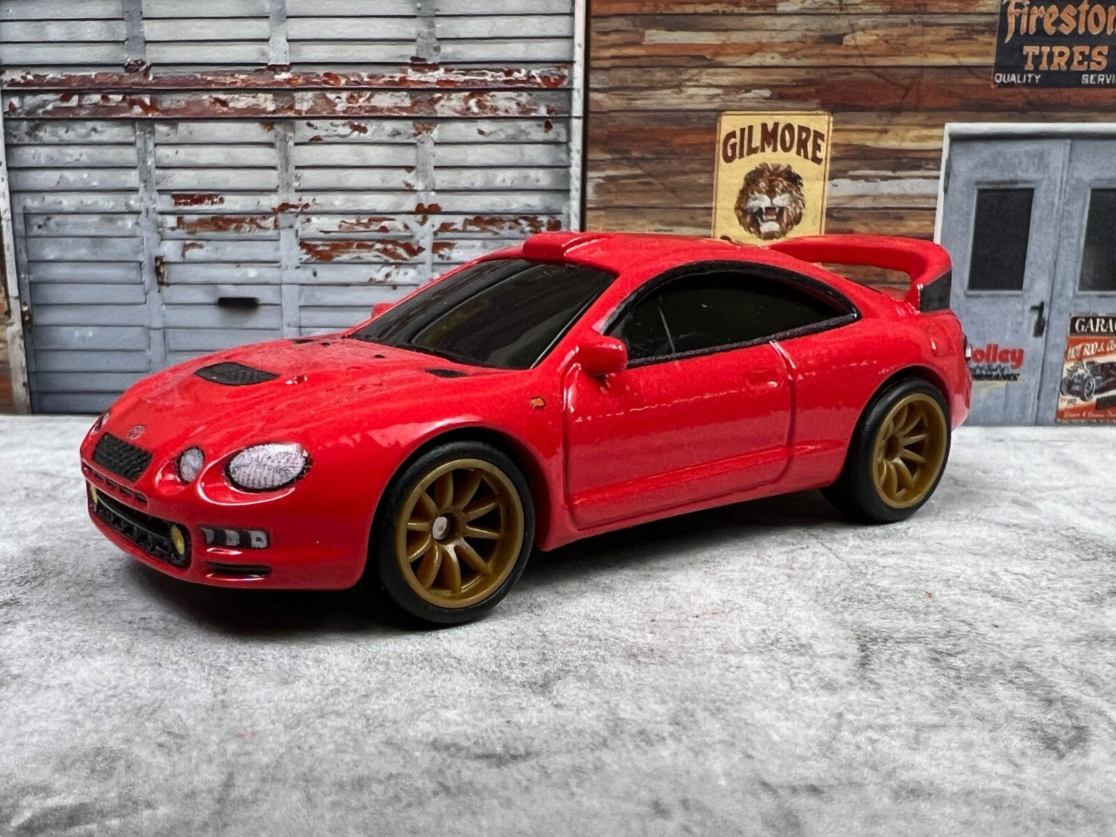 🎌🎌🎌Hotwheels 95 TOYOTA CELICA GT  Red Premium C5🎌🎌🎌