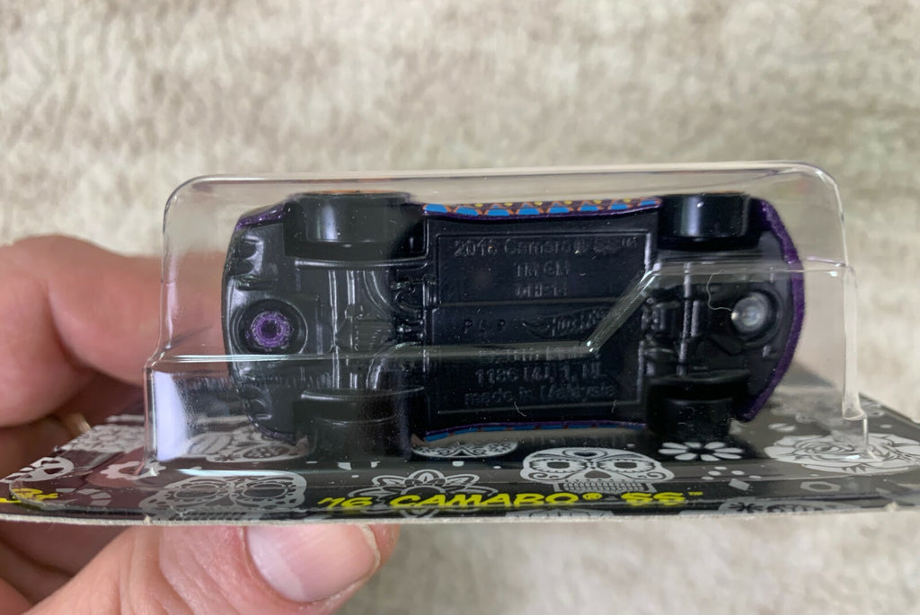 Hot Wheels Halloween 2021 Day of Dead purple skull '16 Camaro SS 5/5 NEW HW06