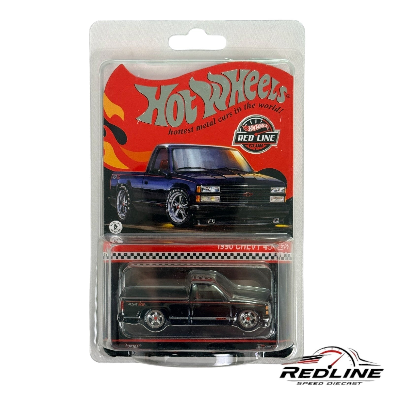 🇺🇸🇺🇸Hot Wheels Redline Club 1990 Chevy 454 SS Black H33🇺🇸🇺🇸