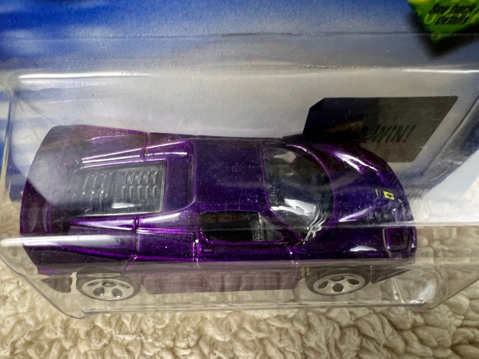 🇮🇹🇮🇹🇮🇹🇮🇹Hotwheels Ferrari F50 Purple #238 Diecast Car HW06🇮🇹🇮🇹🇮🇹