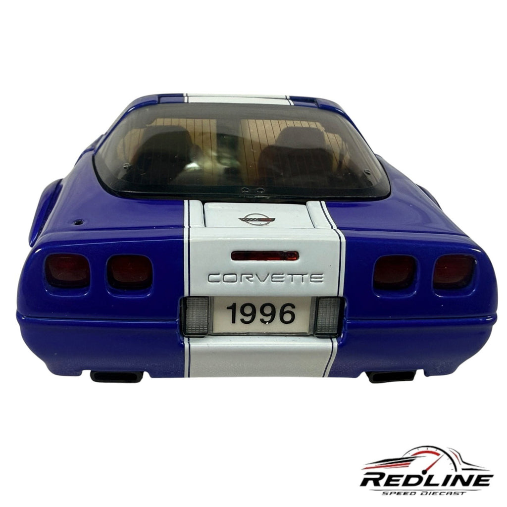 🦅🦅Danbury Mint 1996 Corvette Grand Sport Coupe Admiral Blue 1:24 C2🦅🦅